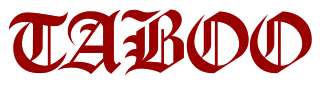 TABOO - ːǗK-S-